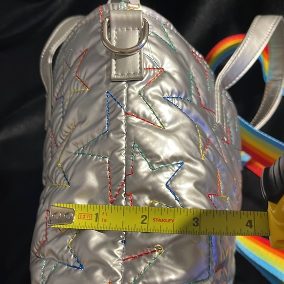 NWT Rainbow Strap Quilted Crossbody bag - Picture 12 of 12